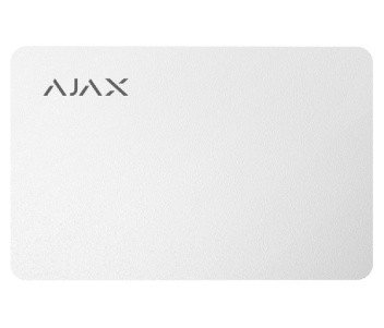 Безконтактна картка керування Ajax Pass (3pcs) (Біла) 99-00005180 фото